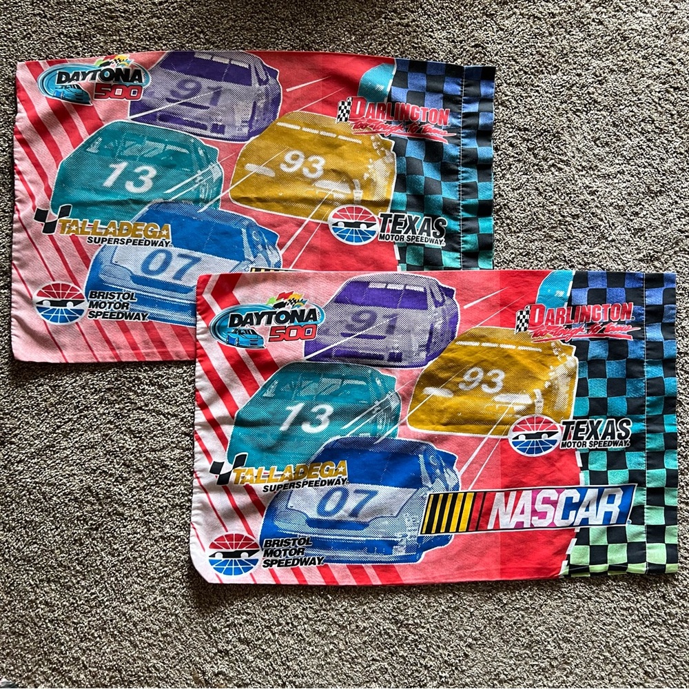 NASCAR Daytona 500 pillowcases - set of 2